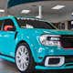 Image for This SEMA Ford Maverick Show Truck Is A Symphony In Teal